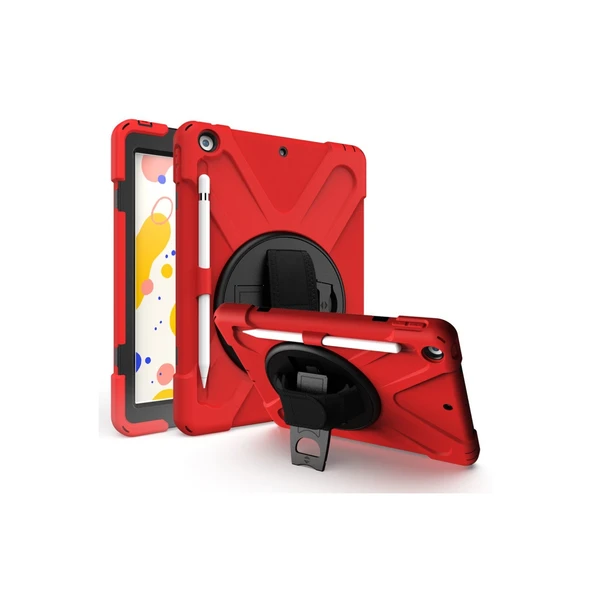 Apple İpad Air 3 10.5 Kılıf Amazing Tablet Kapak - Kırmızı ürün görseli 1
