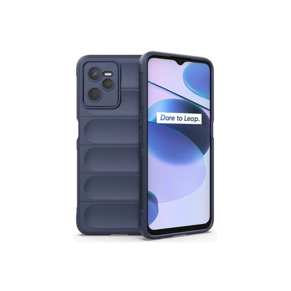 Realme C35 Kılıf Optimum Silikon - Lacivert ürün görseli 1