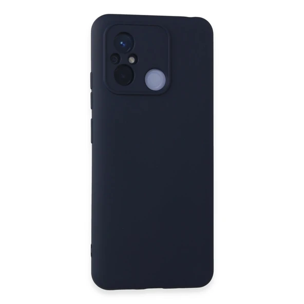 Xiaomi Redmi 12c Kılıf Nano İçi Kadife Silikon - Lacivert ürün görseli 1