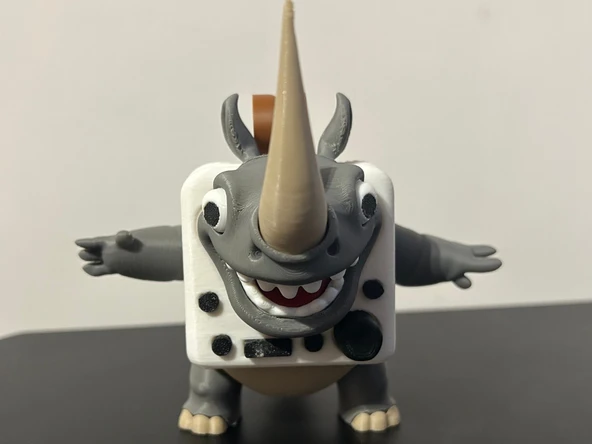 Karpuz Zebra Figürü - Eşsiz Hibrit Hayvan Tasarımı - 3D Yazıcı Baskı ürün görseli 1