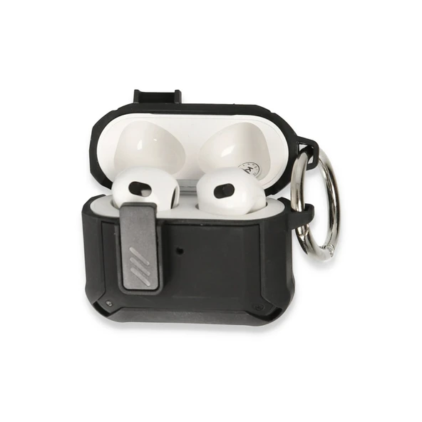 Apple Airpods Pro 2 (2.nesil) Truva Kılıf - Siyah ürün görseli 1