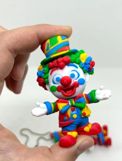 Çok Renkli Sevimli Palyaço (Multicolor Clown) ürün görseli 1