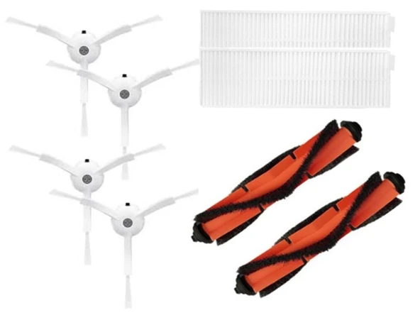 Xiaomi Vacuum Mop 2in1 Essential (MJSTG1) Robot Süpürge Uyumlu 8'li Yedek Parça Seti ürün görseli 1