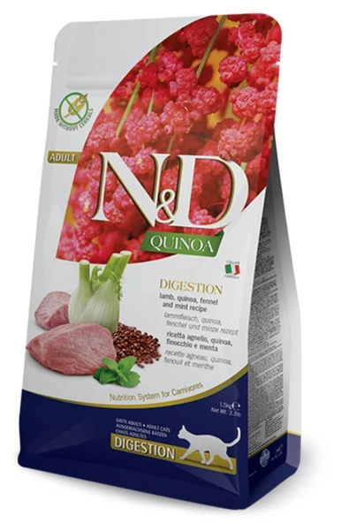 N&D N&d Quinoa Digestion Kuzu Etli Yetişkin Kedi Maması ürün görseli 1
