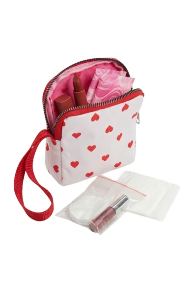 NS reliable Kalpli Kadın Hijyenik Ped Saklama Çantası - Mini Organizer Düzenleyici Kılıf - 10x14x3 cm ürün görseli 1