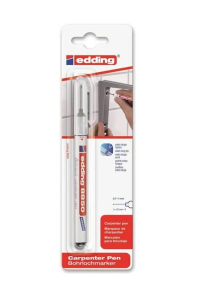 Edding 8850 Montaj İşaretleme Kalemi (Marangoz Kalemi) ürün görseli 1