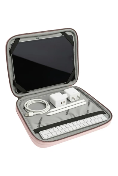 NS reliable NS 9-11 inç Suya Dayanıklı Laptop Tablet Kılıfı Darbe Koruyucu Fermuarlı Çanta (26x21x2 cm) - Pembe ürün görseli 1