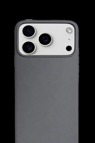 Apple iPhone 17 Pro Max Liquid Lansman Silikon Kılıf Grafit Gri ürün görseli 1