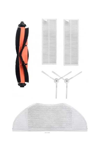 Xiaomi Vacuum Mop 2in1 Essential (MJSTG1) Robot Süpürge Uyumlu 6'lı Yedek Parça Seti ürün görseli 1