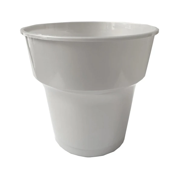 Omeyva Renkli Sert Mika Plastik Kristal Bardak - Gümüş Gri - 6 Oz / 180 CC - 25'li Paket ürün görseli 1