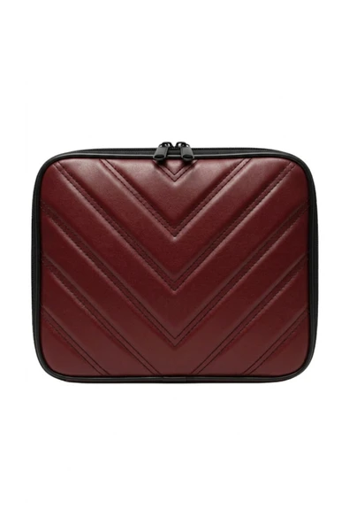 NS reliable NS 9-11 inç Suya Dayanıklı Laptop Tablet Kılıfı Darbe Koruyucu Fermuarlı Çanta (26x21x2 cm) -Bordo ürün görseli 1