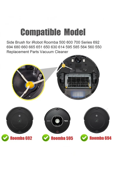 iRobot Roomba 600 Serisi Uyumlu 5 Parça Set - Resim 4