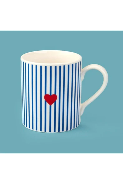 EVİDEA KİTCHEN BOLD HEART PORSELEN KUPA - RENKLİ - 290 ML ürün görseli 1