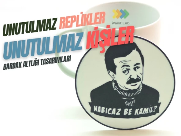 Popüler Kültür Serisi Bardak Altlığı - Komik Replikli Dekoratif Kahve Altlığı ürün görseli 1