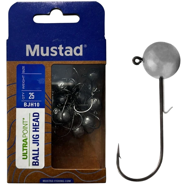 Mustad Ball 25 Adet Jig Head  1/0 No - 5 Gr ürün görseli 1