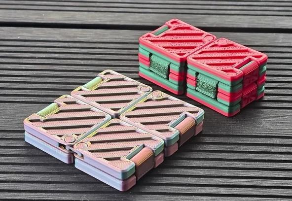 3D Baskı Sonsuzluk Küpü – Mekanik Stres Giderici Fidget Toy ürün görseli 1