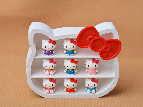 3D Baskı Mini Koleksiyon Standı | Masa Üstü Organizer & Dekor ürün görseli 1