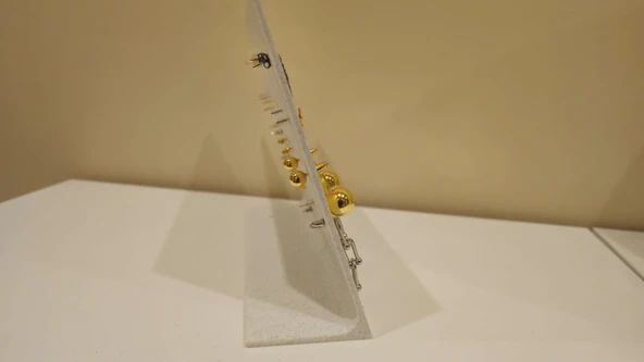 Çok Fonksiyonlu Küpe Standı - 3D Baskı Modern Masaüstü Takı Organizeri ve Küpe Düzenleyici Tablo ürün görseli 1