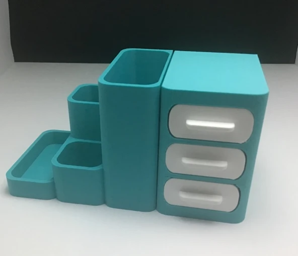 3D Baskı Masaüstü Organizer – Çekmeceli Kalemlik ve Ofis Düzenleyici ürün görseli 1