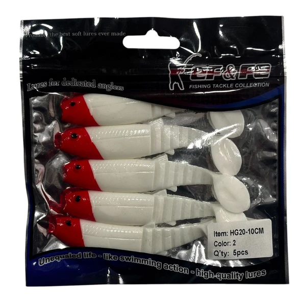 Effe Sasi Salmon 10cm 9gr 5 Adet Silikon Yem  2 ürün görseli 1