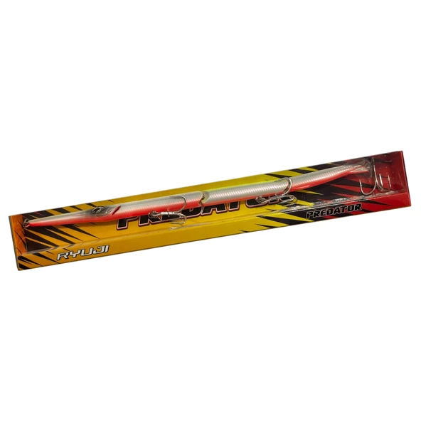 Ryuji Predator 25.5cm 30.6gr Sinking Maket Balık  Chart Back UV ürün görseli 1
