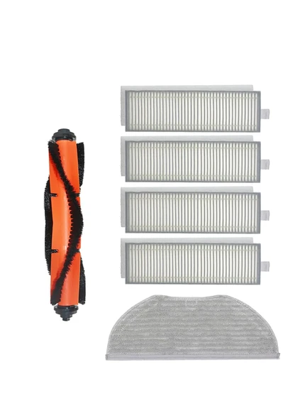 Xiaomi Vacuum Mop 2in1 Essential (MJSTG1) Robot Süpürge Uyumlu 6'lı Yedek Parça Seti ürün görseli 1