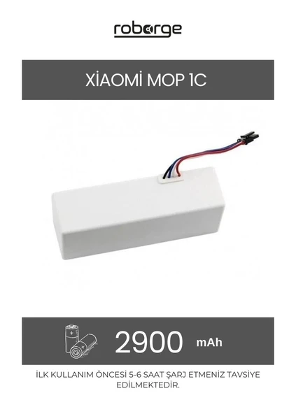 Xiaomi Vacuum Mop 1C (STYTJ01ZHM) Robot Süpürge Uyumlu Batarya 2900 mAh - Muadil Ürün ürün görseli 1
