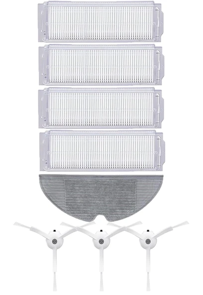 Xiaomi Vacuum Mop 2 Pro (MJST1SHW) Robot Süpürge Uyumlu 8'li Yedek Parça Seti ürün görseli 1