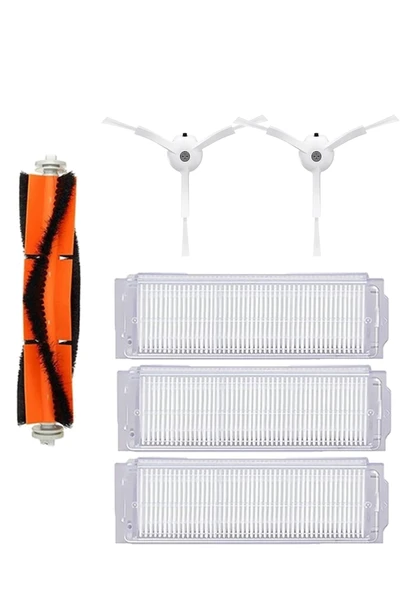 Xiaomi Vacuum Mop 2 Pro (MJST1SHW) Robot  Süpürge Uyumlu 6'lı Yedek Parça Seti ürün görseli 1