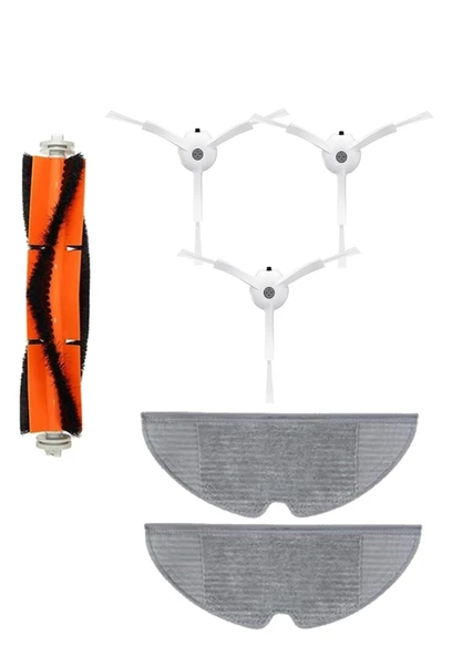 Xiaomi Vacuum Mop 2 Pro (MJST1SHW) Robot Süpürge Uyumlu 6'lı Yedek Parça Seti ürün görseli 1