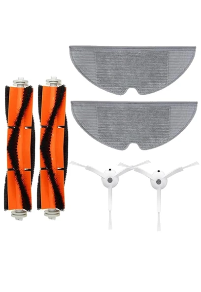 Xiaomi Vacuum Mop 2 Pro (MJST1SHW) Robot Süpürge Uyumlu 6'lı Yedek Parça Seti ürün görseli 1