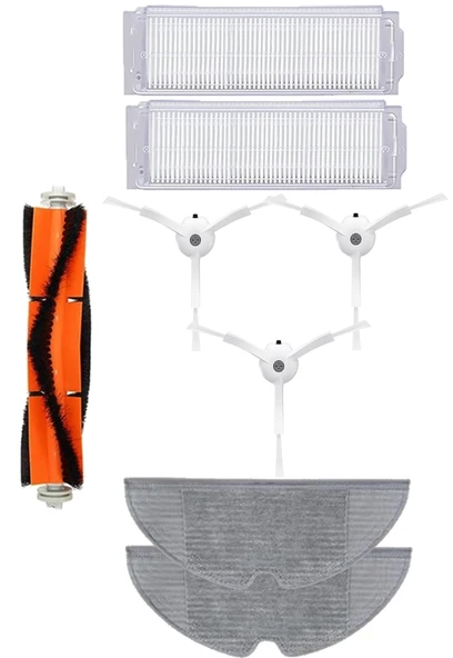 Xiaomi Vacuum Mop 2 Pro (MJST1SHW) Robot Süpürge Uyumlu 8'li Yedek Parça Seti ürün görseli 1