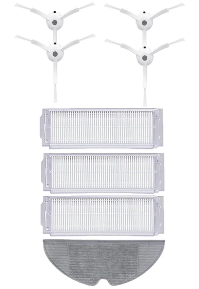 Xiaomi Vacuum Mop 2 Pro (MJST1SHW) Robot Süpürge Uyumlu 8'li Yedek Parça Seti ürün görseli 1