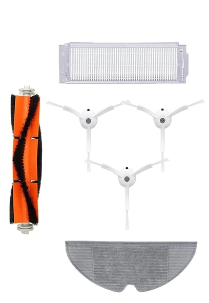Xiaomi Vacuum Mop 2 Pro (MJST1SHW) Robot Süpürge Uyumlu 6'lı Yedek Parça Seti ürün görseli 1
