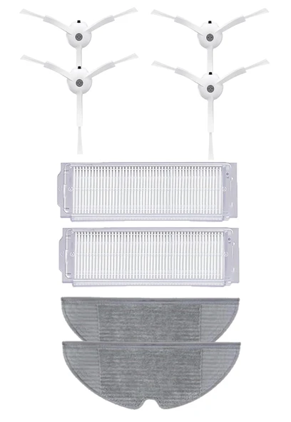 Xiaomi Vacuum Mop 2 Pro (MJST1SHW) Robot  Süpürge Uyumlu 8'li Yedek Parça Seti ürün görseli 1