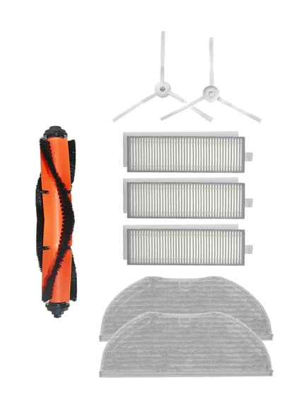 Xiaomi Vacuum Mop 2in1 Essential (MJSTG1) Robot Süpürge Uyumlu 8'li Yedek Parça Seti ürün görseli 1