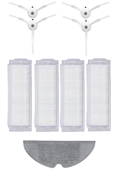 Xiaomi Vacuum Mop 2 Pro (MJST1SHW) Robot Süpürge Uyumlu 9'lu Yedek Parça Seti ürün görseli 1