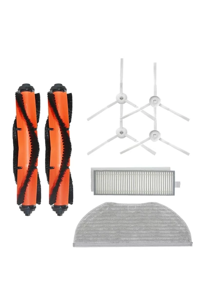 Xiaomi Vacuum Mop 2in1 Essential (MJSTG1) Robot Süpürge Uyumlu 8'li Yedek Parça Seti ürün görseli 1