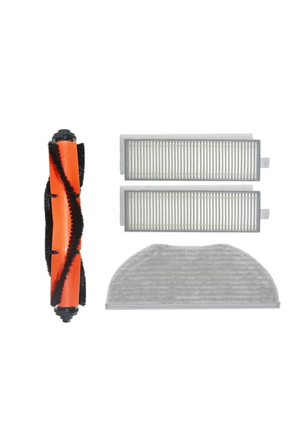 Xiaomi Vacuum Mop 2in1 Essential (MJSTG1) Robot Süpürge Uyumlu 4'lü Yedek Parça Seti ürün görseli 1
