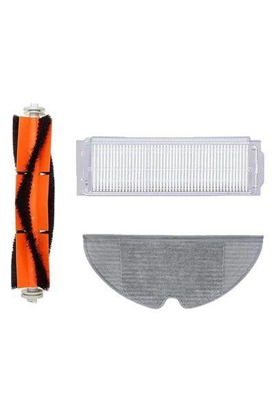 Xiaomi Vacuum Mop 2 Pro (MJST1SHW) Robot Süpürge Uyumlu 3'lü Yedek Parça Seti ürün görseli 1
