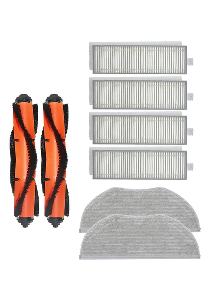 Xiaomi Vacuum Mop 2in1 Essential (MJSTG1) Robot Süpürge Uyumlu 8'li Yedek Parça Seti ürün görseli 1