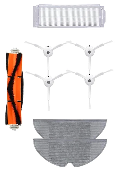 Xiaomi Vacuum Mop 2 Pro (MJST1SHW) Robot Süpürge Uyumlu 8'li Yedek Parça Seti ürün görseli 1