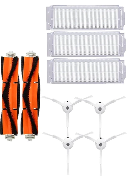 Xiaomi Vacuum Mop 2 Pro (MJST1SHW) Robot Süpürge Uyumlu 9'lu Yedek Parça Seti ürün görseli 1