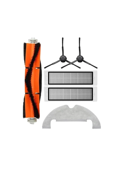 Xiaomi Vacuum Mop 2 Ultra (STYTJ05ZHMHW) Robot Süpürge Uyumlu 6'lı Yedek Parça Seti ürün görseli 1