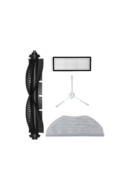 360 Vacuum Mop Cleaner S9 Robot Süpürge 4'lü Yedek Parça Seti - Muadil Ürün ürün görseli 1