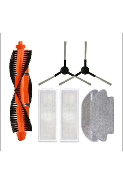 Xiaomi Vacuum Mop 2S (XMSTJQR2S) Robot Süpürge Uyumlu 7'li Yedek Parça Seti ürün görseli 1