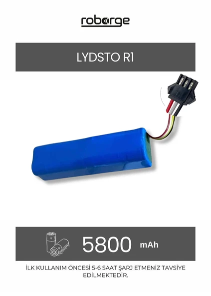 Lydsto R1 Robot Süpürge Uyumlu Batarya 5800 mAh - Muadil Ürün ürün görseli 1