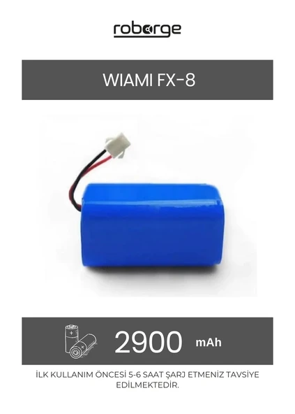 Wiami FX-8 Robot Süpürge Uyumlu Batarya 2900 mAh - Muadil Ürün ürün görseli 1