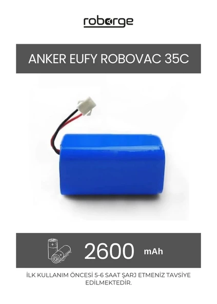 Anker Eufy Robovac 35c Robot Süpürge Uyumlu Batarya 2600 mAh - Muadil Ürün ürün görseli 1