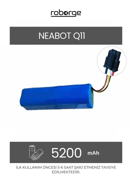 Neabot Q11 Robot Süpürge Uyumlu Batarya 5200 mAh - Muadil Ürün ürün görseli 1